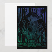 Marsh Refining Company Innsmouth Lovecraft Kaart (Voorkant / Achterkant)