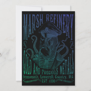 Marsh Refining Company Innsmouth Lovecraft Kaart
