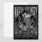 Marsh Refining Company Innsmouth Lovecraft Kaart (Voorkant / Achterkant)