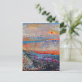 Marsh Sunset 2013 Briefkaart (Staand voorkant)