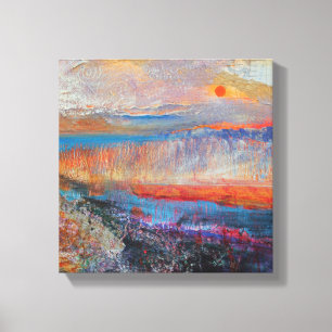 Marsh Sunset 2013 Canvas Afdruk