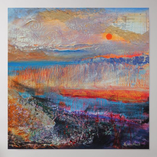 Marsh Sunset 2013 Poster (Voorkant)