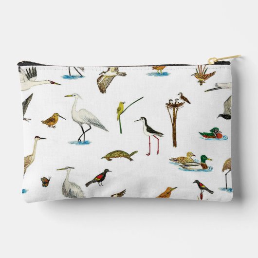 Marsh Wetlands Zipper Pouch Etui (Achterkant)