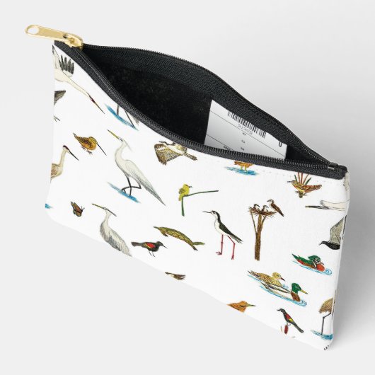 Marsh Wetlands Zipper Pouch Etui (Open)