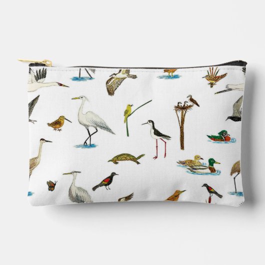 Marsh Wetlands Zipper Pouch Etui (Voorkant)