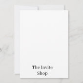 Marsha & Bear verjaardagsuitnodiging thema Kaart (Achterkant)