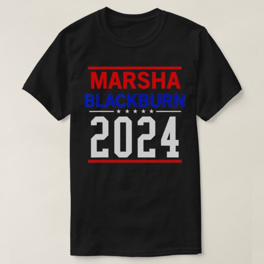 Marsha Blackburn 2024 For President T-shirt (Design voorkant)