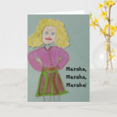 Marsha, Marsha, Marsha! Kaart (Gele Bloem)