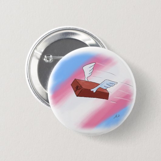 Marsha P. Johnson doet haar vriendelijke groeten Ronde Button 5,7 Cm (Voorkant /achterkant)