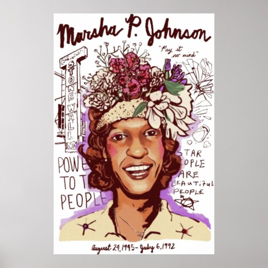 Marsha P Johnson Poster (Voorkant)