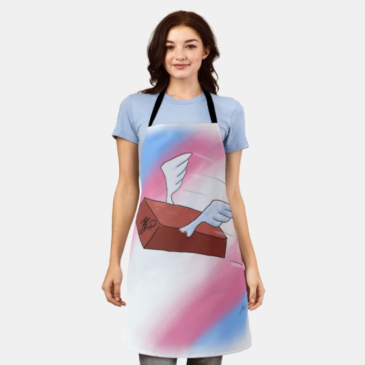 Marsha P. Johnson stuurt haar groeten (vol) Schort (Gedragen)