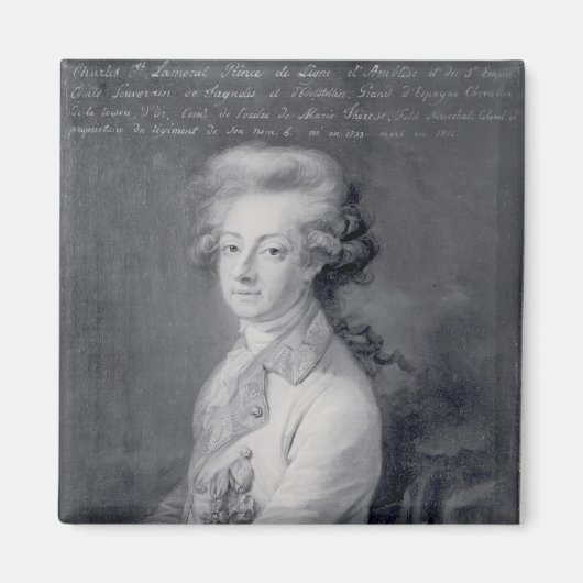 Marshal Charles-Joseph Prince de Ligne Magneet (Voorkant)