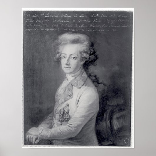 Marshal Charles-Joseph Prince de Ligne Poster (Voorkant)