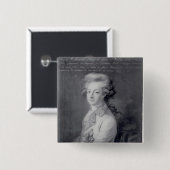 Marshal Charles-Joseph Prince de Ligne Vierkante Button 5,1 Cm (Voorkant /achterkant)