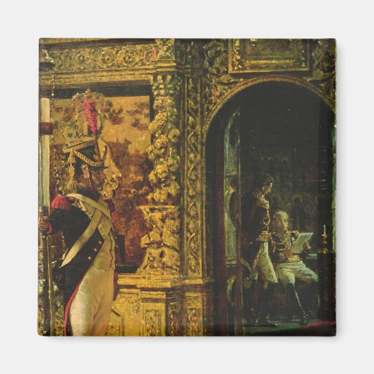 Marshal Davout in het klooster Chudov Magneet (Voorkant)