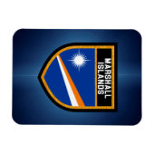 Marshal Islands Flag Magneet (Horizontaal)