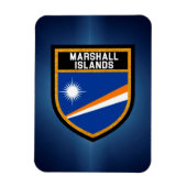Marshal Islands Flag Magneet (Verticaal)