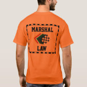 "Marshal law" van de Vlagman T-shirt (Achterkant)