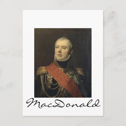 Marshal MacDonald Briefkaart (Voorkant)