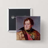 Marshal Michel Ney Duke of Elchingen, c.1804 Vierkante Button 5,1 Cm (Voorkant /achterkant)
