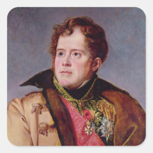 Marshal Michel Ney Duke of Elchingen, c.1804 Vierkante Sticker