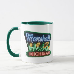 Marshal Michigan Neon Corn Sign Mok