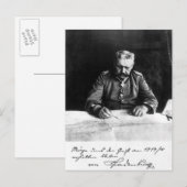 Marshal Paul von Hindenburg, 1914 Briefkaart (Voorkant / Achterkant)