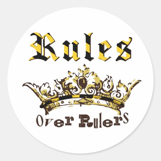 Marshal Rules Stickers (Voorkant)