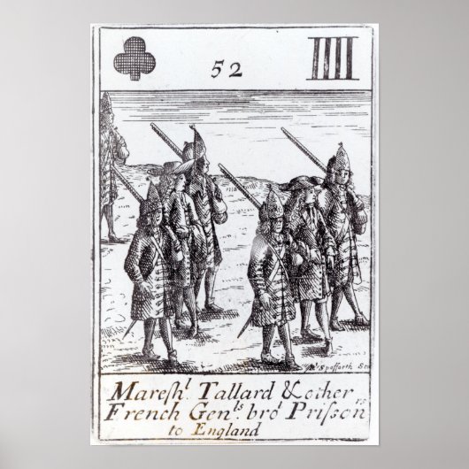 Marshal Tallard en andere Franse Generalen Poster (Voorkant)