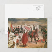 Marshal Thomas Bugeaud en kolonel Joseph Briefkaart (Voorkant / Achterkant)
