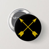 Marshal voor SCA-boogschieten Ronde Button 5,7 Cm (Voorkant /achterkant)