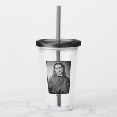 Marshal Wild Bill Hickok Old West Gunfighter Acryl Drinkbeker (Voorkant)