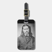 Marshal Wild Bill Hickok Old West Gunfighter Bagagelabel (Voorkant verticaal)
