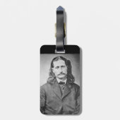 Marshal Wild Bill Hickok Old West Gunfighter Bagagelabel (Achterkant verticaal)