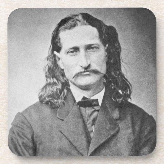 Marshal Wild Bill Hickok Old West Gunfighter Bier Onderzetter (Voorkant)
