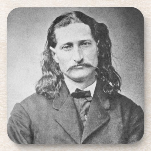 Marshal Wild Bill Hickok Old West Gunfighter Bier Onderzetter (Voorkant)