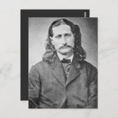 Marshal Wild Bill Hickok Old West Gunfighter Briefkaart (Voorkant / Achterkant)