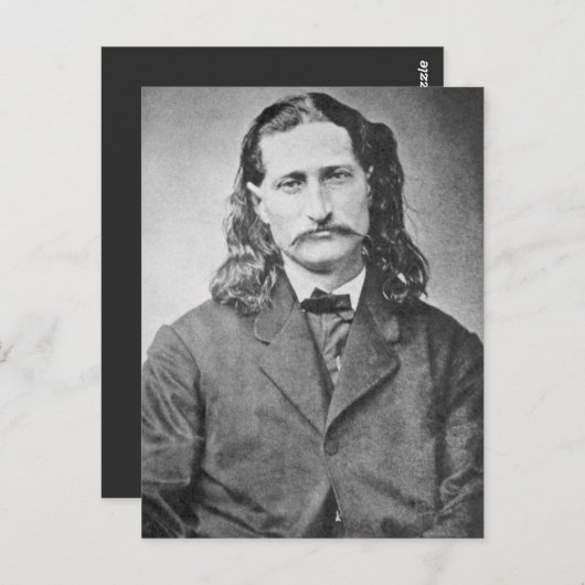 Marshal Wild Bill Hickok Old West Gunfighter Briefkaart (Voorkant / Achterkant)
