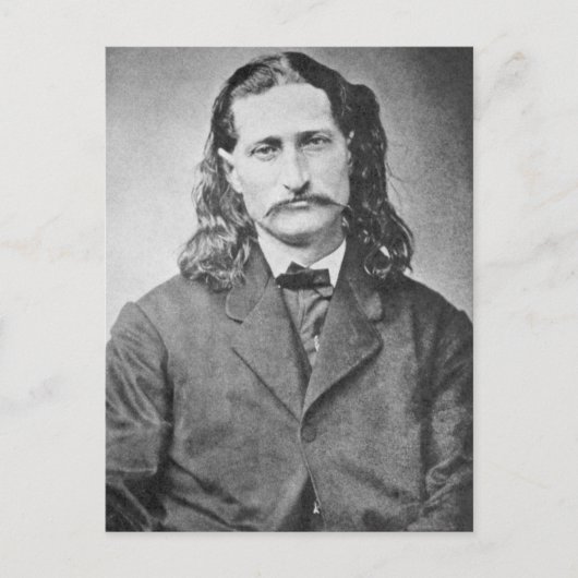 Marshal Wild Bill Hickok Old West Gunfighter Briefkaart (Voorkant)