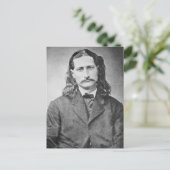 Marshal Wild Bill Hickok Old West Gunfighter Briefkaart (Staand voorkant)