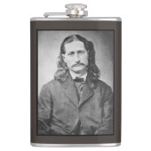 Marshal Wild Bill Hickok Old West Gunfighter Heupfles (Voorkant)