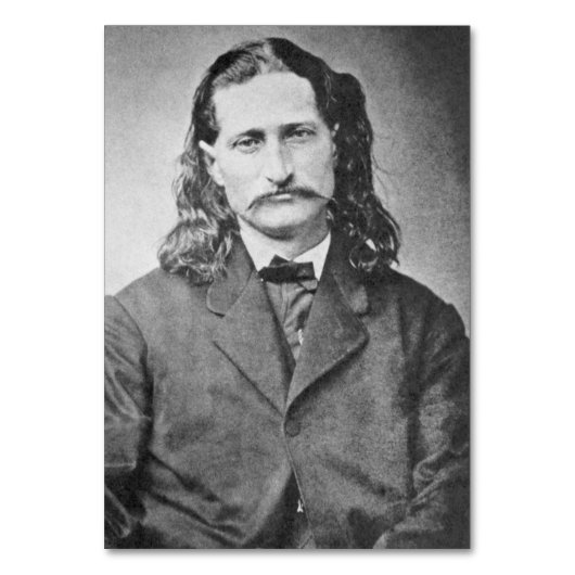 Marshal Wild Bill Hickok Old West Gunfighter Kaart (Voorkant)