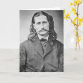 Marshal Wild Bill Hickok Old West Gunfighter Kaart (Gele Bloem)