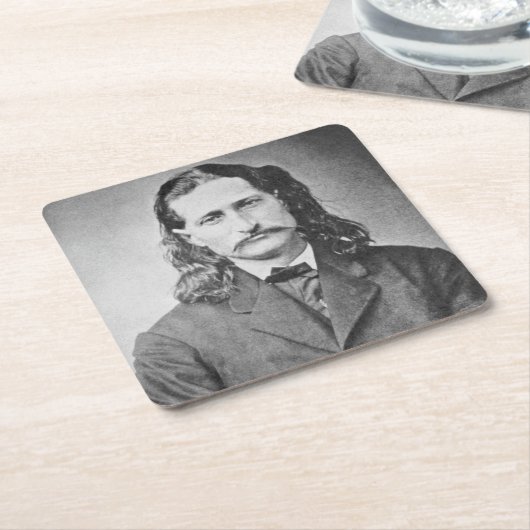 Marshal Wild Bill Hickok Old West Gunfighter Kartonnen Onderzetters (Schuin)