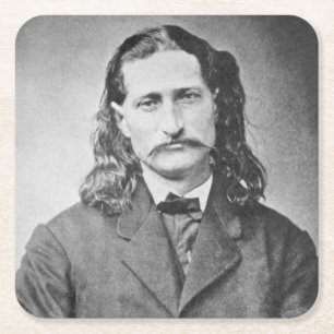 Marshal Wild Bill Hickok Old West Gunfighter Kartonnen Onderzetters