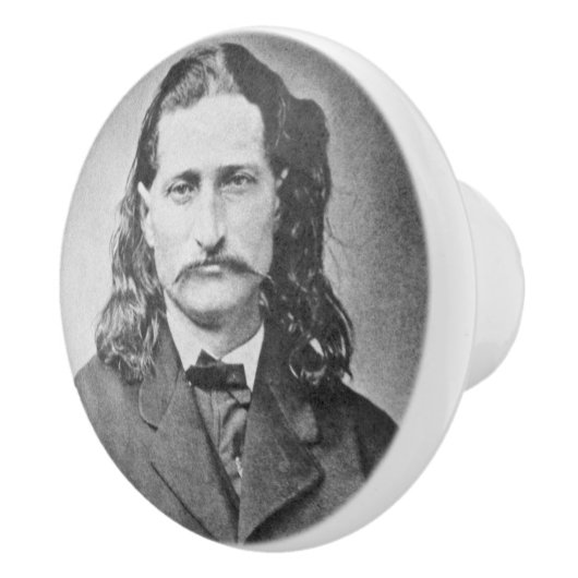Marshal Wild Bill Hickok Old West Gunfighter Keramische Knop (Rechts)