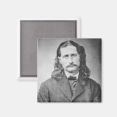 Marshal Wild Bill Hickok Old West Gunfighter Magneet (Voorkant / Achterkant)