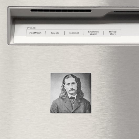 Marshal Wild Bill Hickok Old West Gunfighter Magneet (Insitu (Vaatwasser))