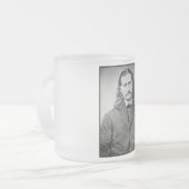 Marshal Wild Bill Hickok Old West Gunfighter Matglas Koffiemok (Voorkant links)