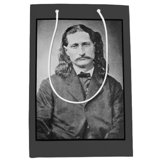 Marshal Wild Bill Hickok Old West Gunfighter Medium Cadeauzakje (Voorkant)
